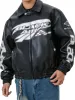 Faux Leather Vintage Street Black Air Jacket - 1821 sold by Thesupermade