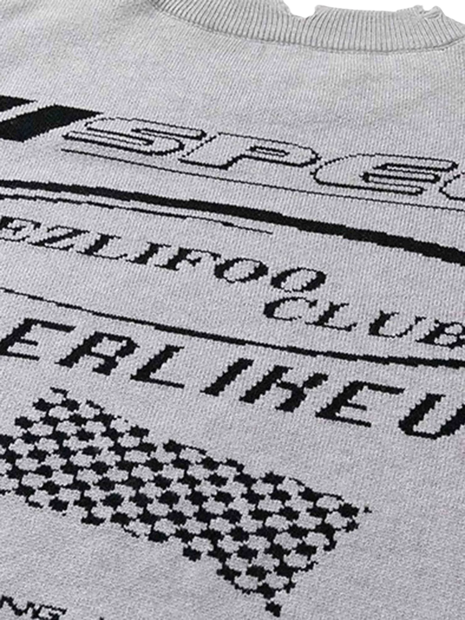 Thesupermade Ripped Racing Sweater sold by Thesupermade product image thumbnail 5