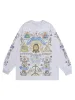 Thesupermade American High Street Graffiti Long Sleeve T-Shirt sold by Thesupermade