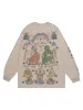 Thesupermade American High Street Graffiti Long Sleeve T-Shirt sold by Thesupermade