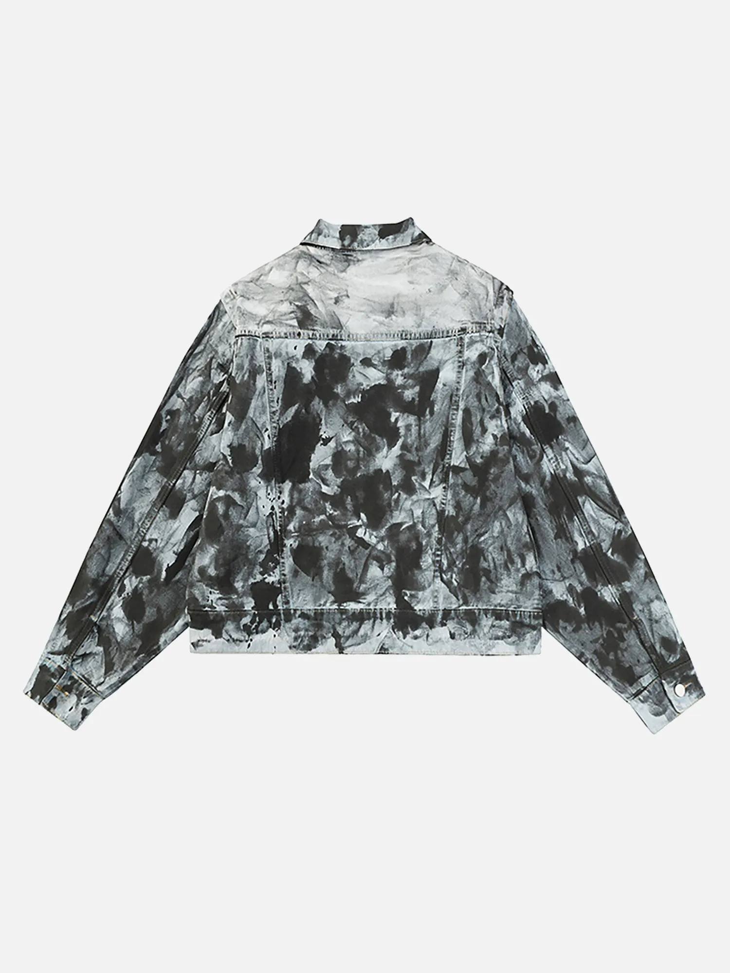 Thesupermade American Street Fashion Heavy Industry Washed Denim Jacket sold by Thesupermade product image thumbnail 2