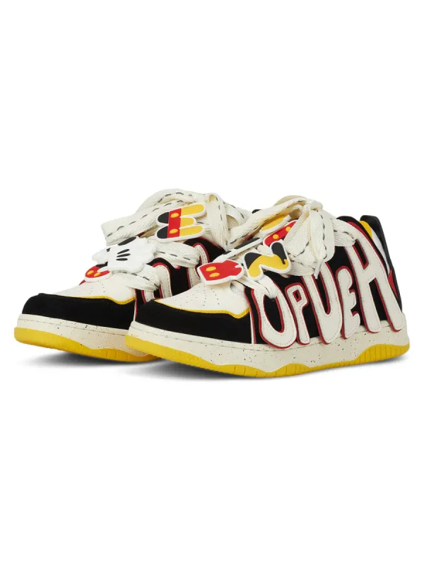 Thesupermade Design Color Block Letter Shoes - 1865 sold by Thesupermade