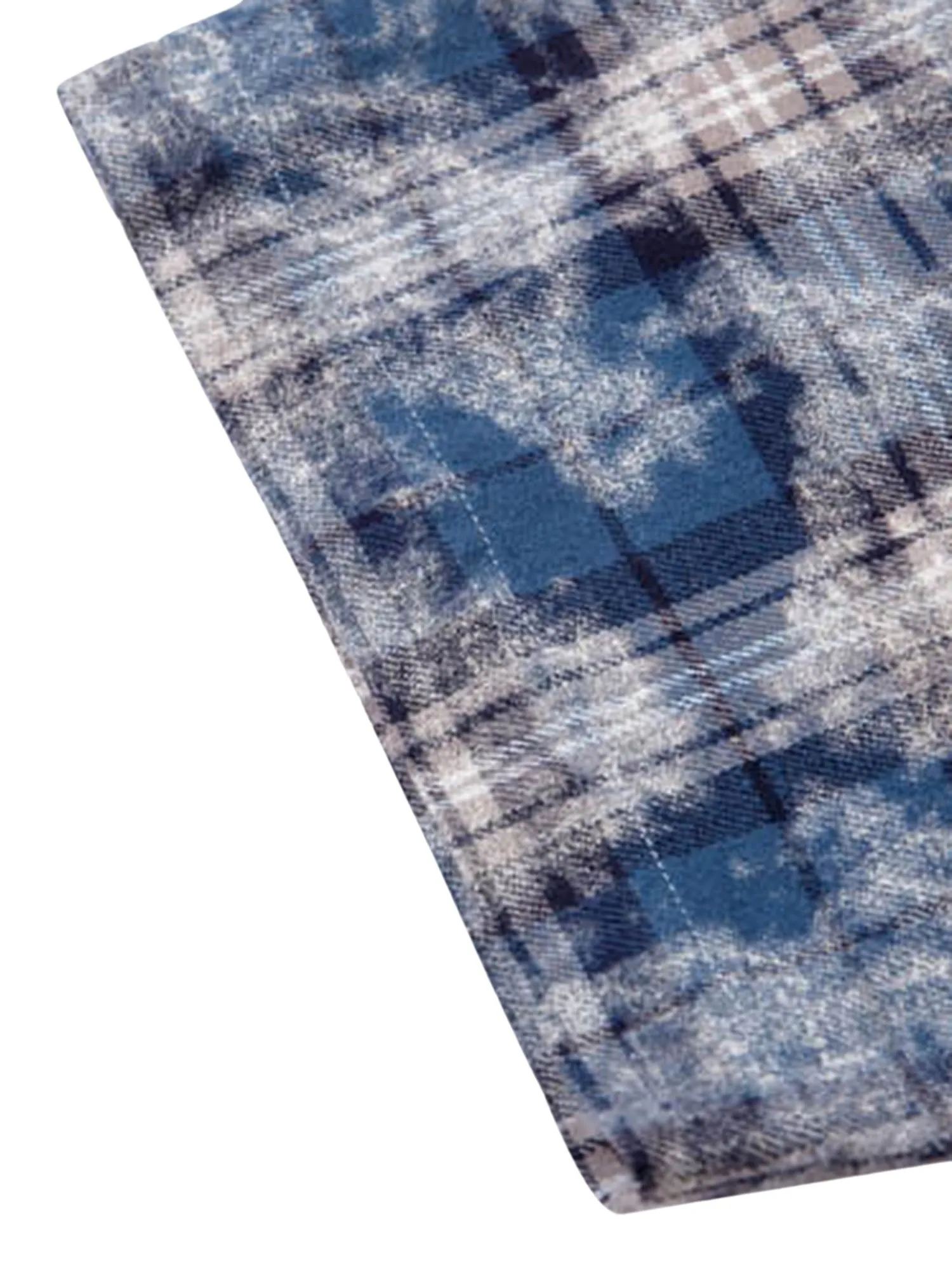 Thesupermade Tie-dye Plaid Hip-hop Short-sleeved Shirt sold by Thesupermade product image thumbnail 5