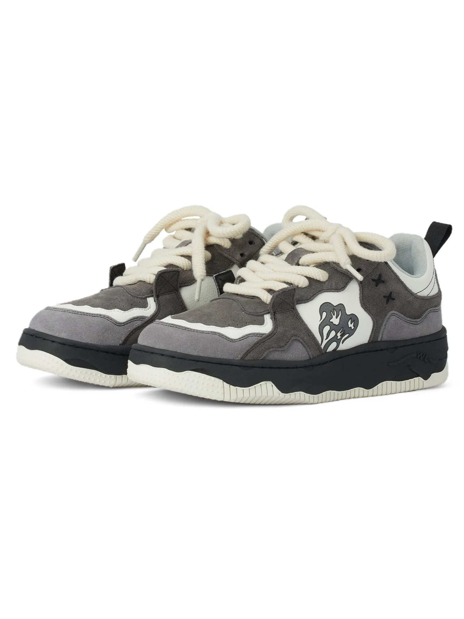 テイトウ。 Monochrome Shadowwave Heavy-Duty Street Sneakers-1507 | Parallel