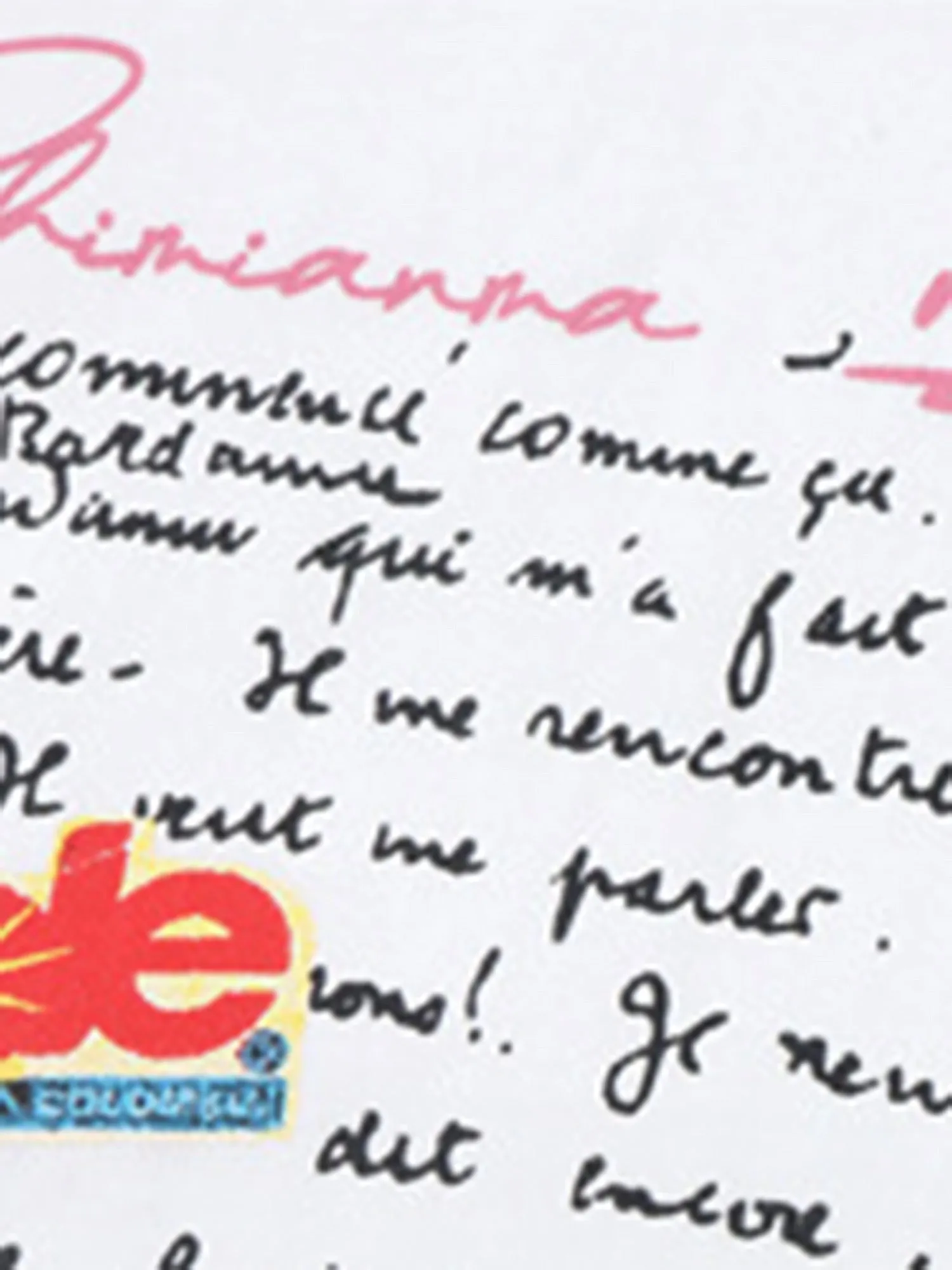 Original Letter Print Design T-shirt sold by Thesupermade product image thumbnail 4