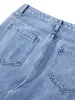 Niche Design Letter Embroidered Tie-dye Gradient Jeans sold by Thesupermade
