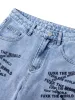 Niche Design Letter Embroidered Tie-dye Gradient Jeans sold by Thesupermade