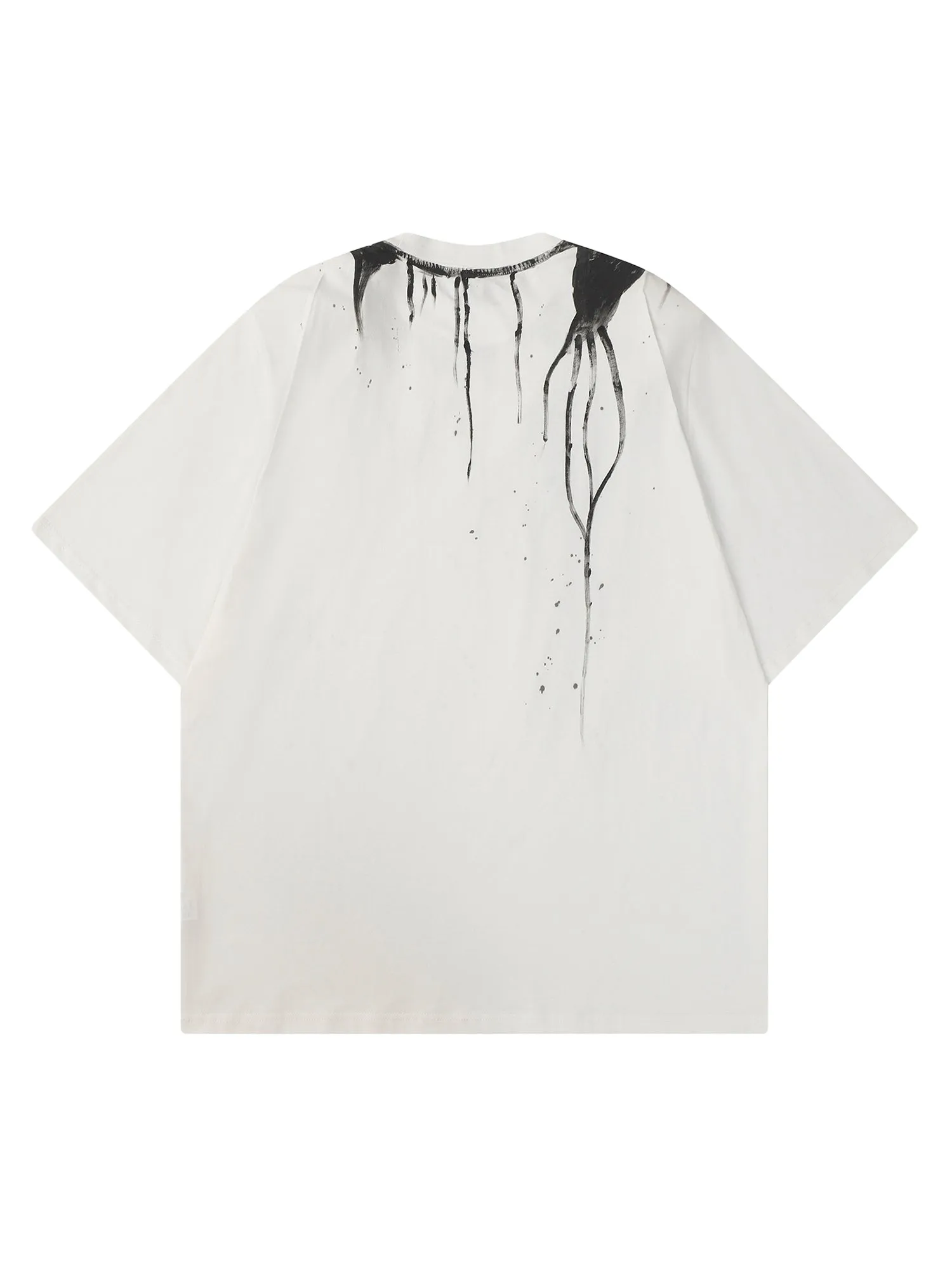 Thesupermade Contrasting Color Short-sleeved T-shirt sold by Thesupermade product image thumbnail 3