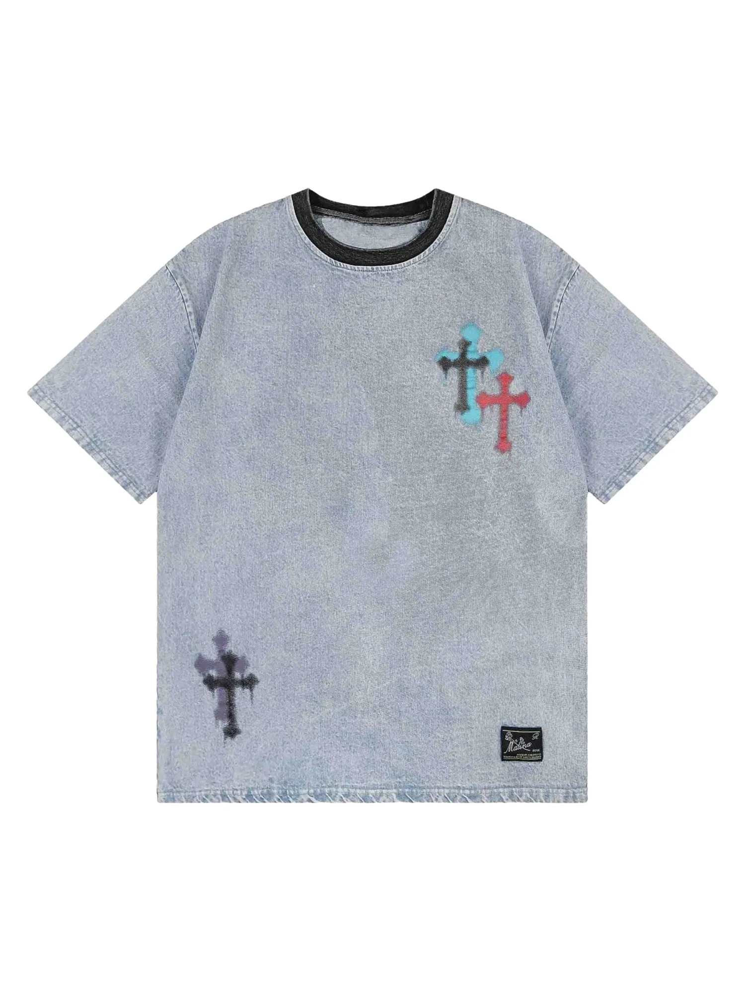 Thesupermade Heavyweight Embroidery T-shirt sold by Thesupermade product image thumbnail 2