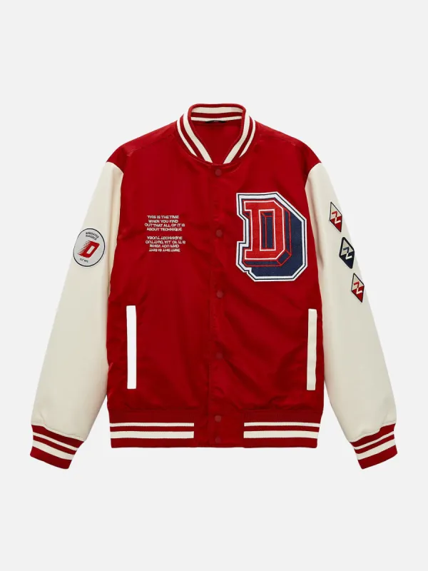 Thesupermade Alphabet Embroidered Jackets -1309 sold by Thesupermade