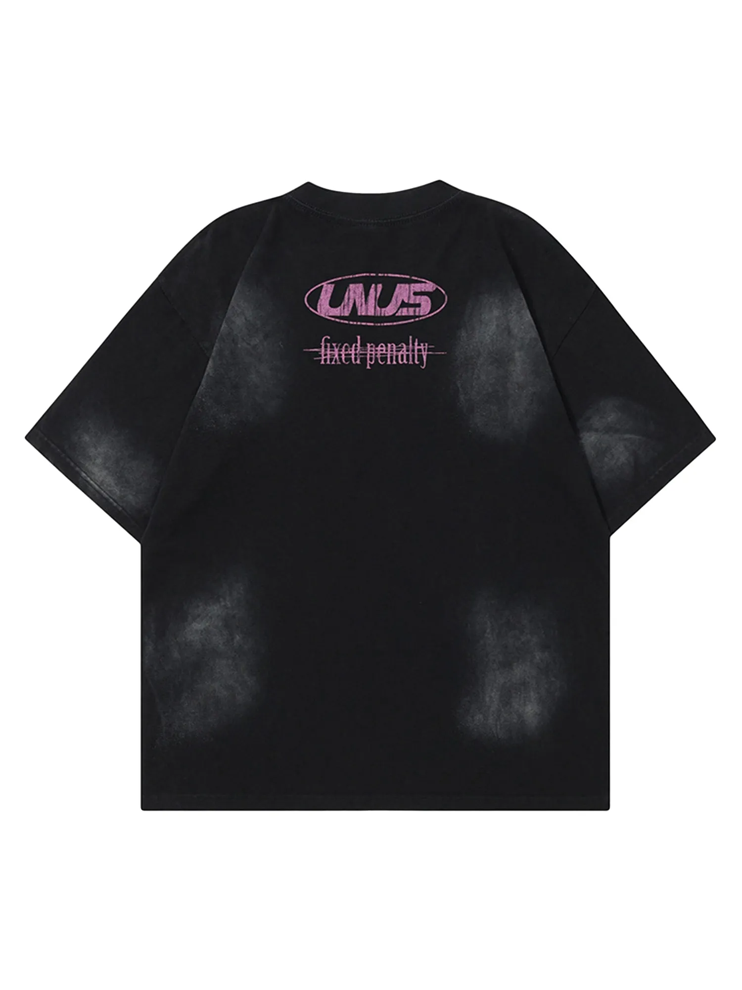 Hip-hop Retro Washed Letter Ceremonial T-shirt sold by Thesupermade product image thumbnail 4