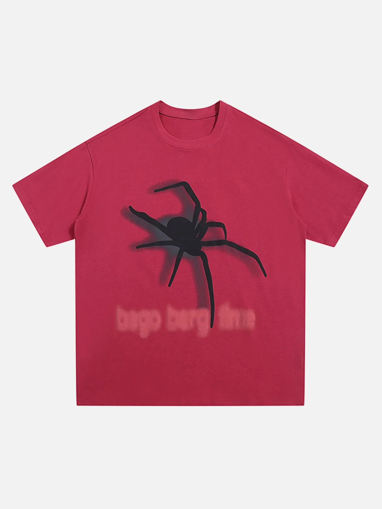 Dark Spider Suede Foam Print Street Rap T-shirt sold by Thesupermade product image thumbnail 3