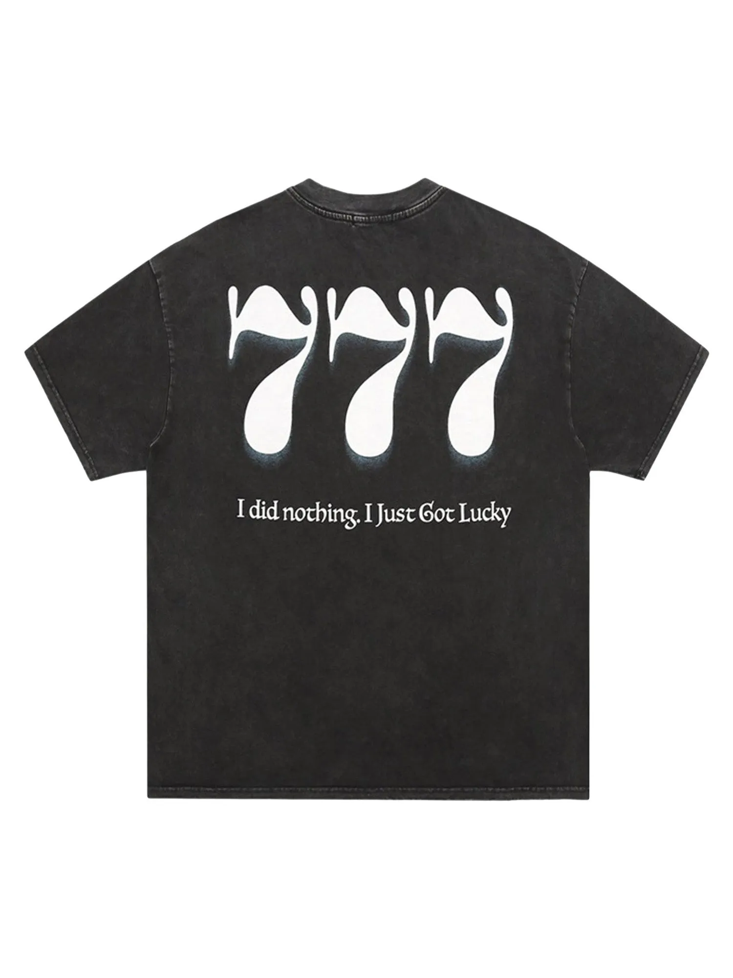 Retro 777 Street Loose T-shirt sold by Thesupermade product image thumbnail 2