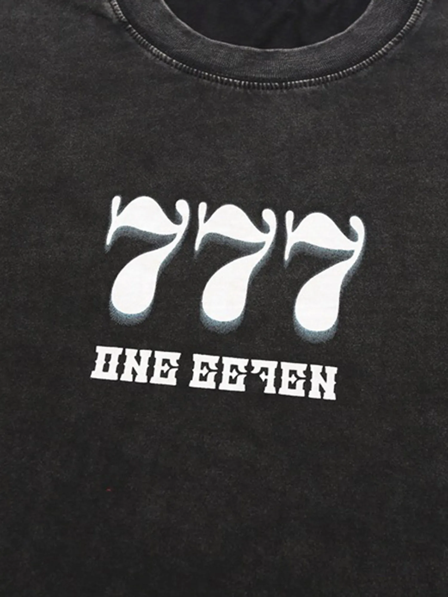 Retro 777 Street Loose T-shirt sold by Thesupermade product image thumbnail 3