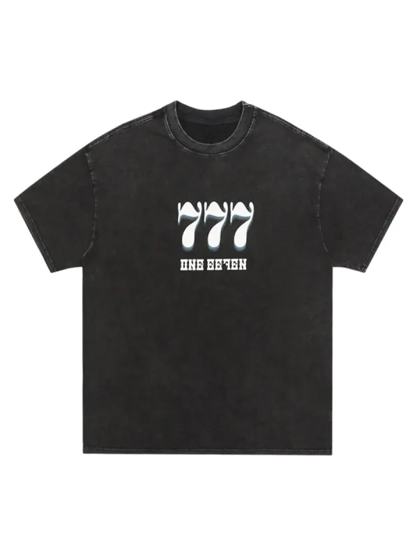 Retro 777 Street Loose T-shirt sold by Thesupermade
