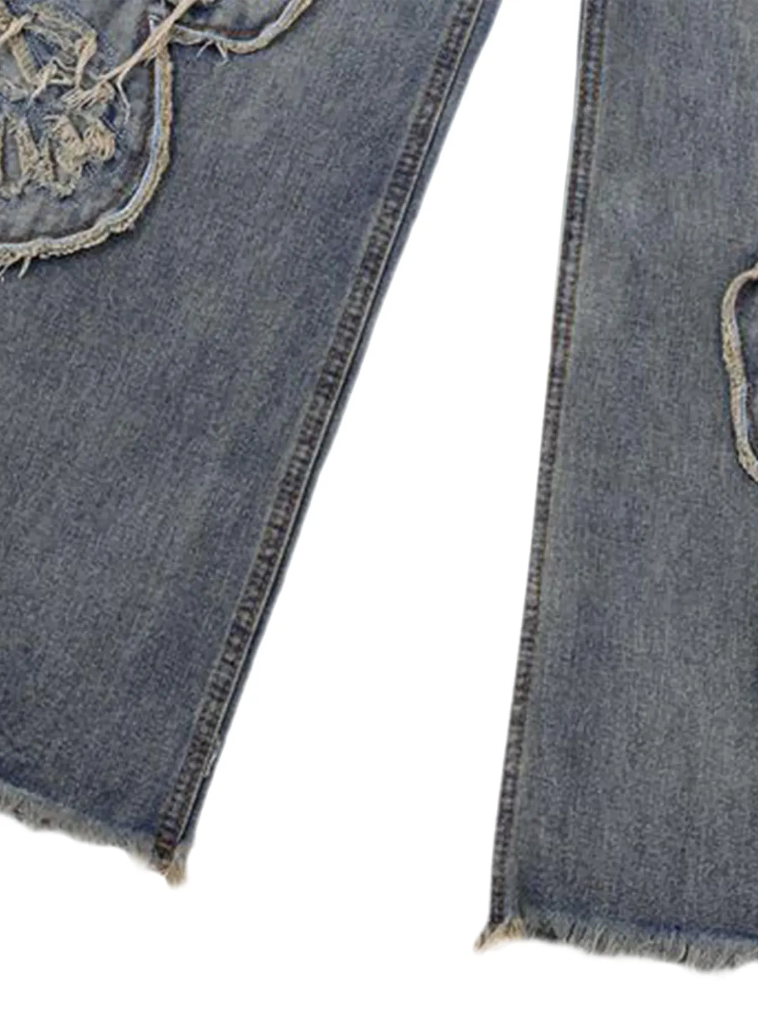 Thesupermade Appliqued Butterfly Embroidered Jeans sold by Thesupermade product image thumbnail 5