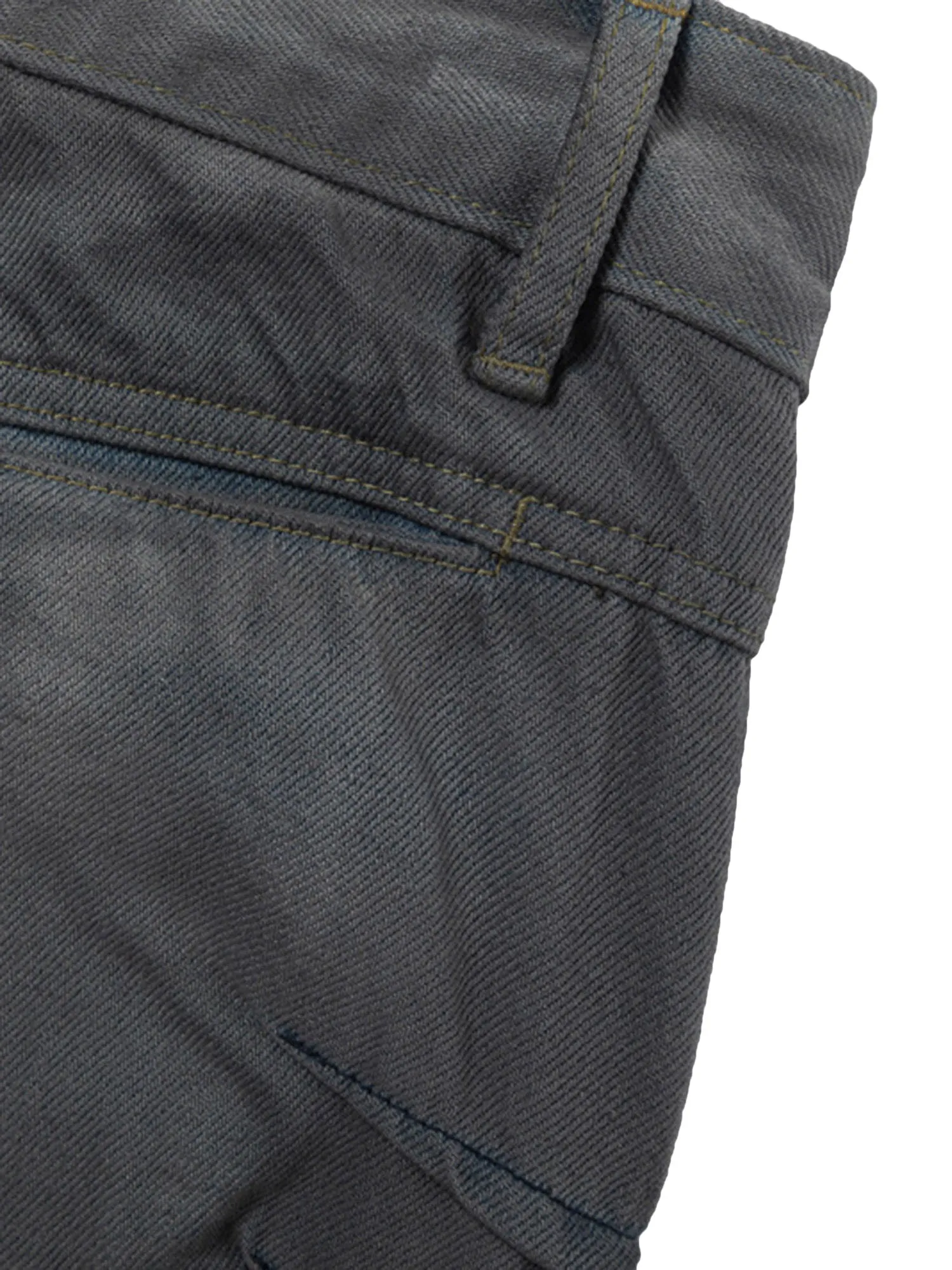 Dirty Wash Design Fleece Straight Leg Jeans sold by Thesupermade product image thumbnail 5