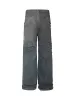 Dirty Wash Design Fleece Straight Leg Jeans sold by Thesupermade