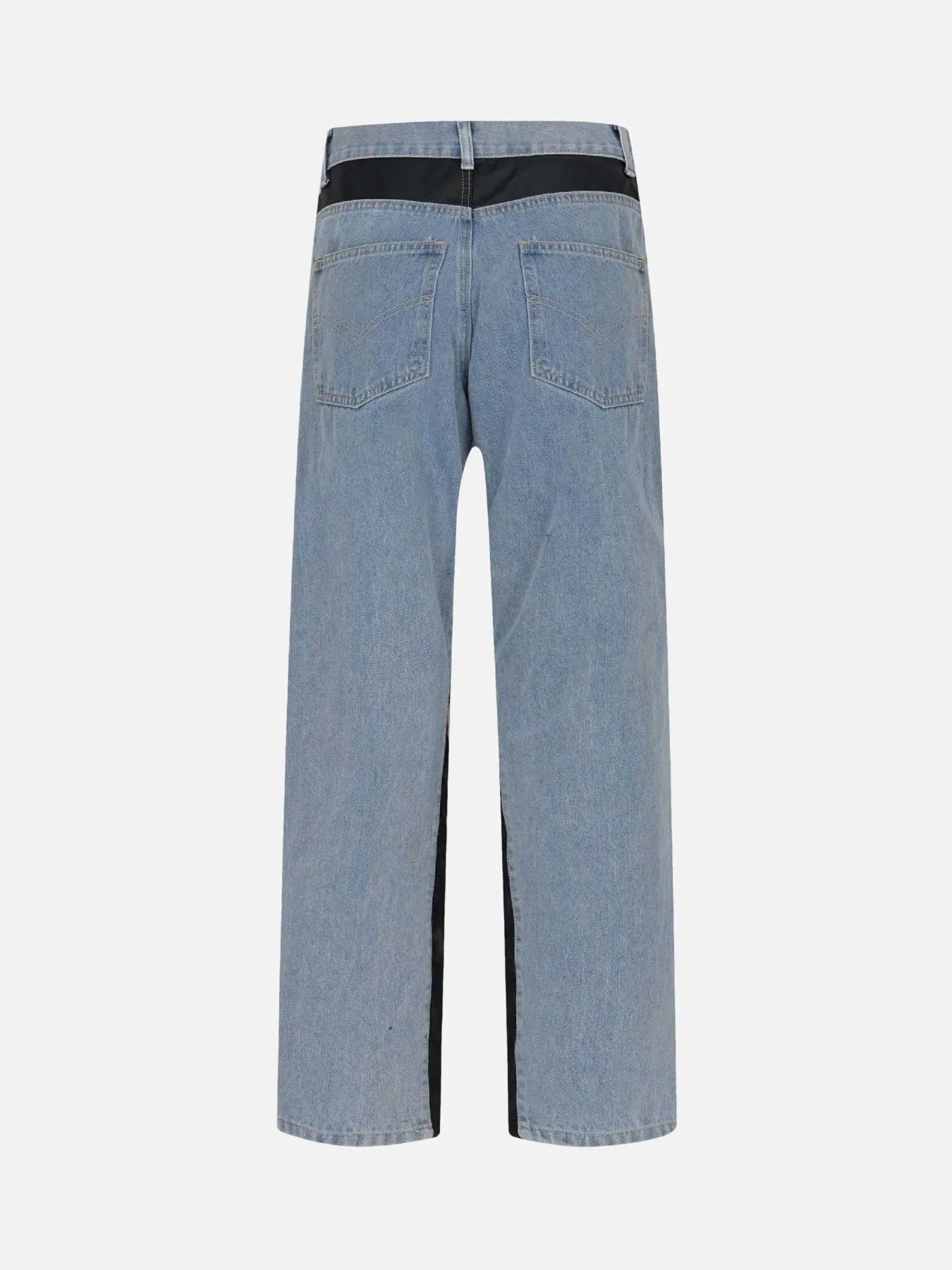 Thesupermade Patch Letter Jeans sold by Thesupermade product image thumbnail 2