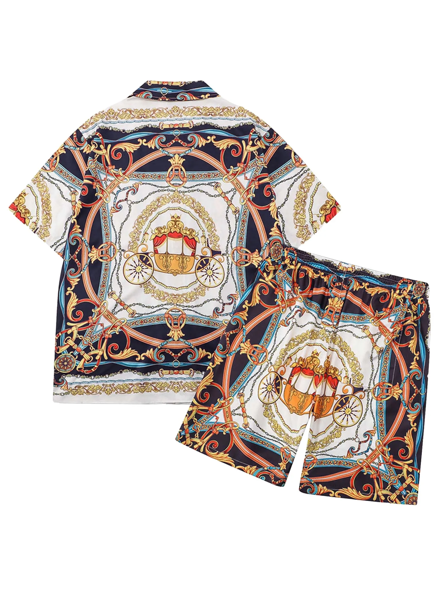 High Street Palace Style Printed Short Sets sold by Thesupermade