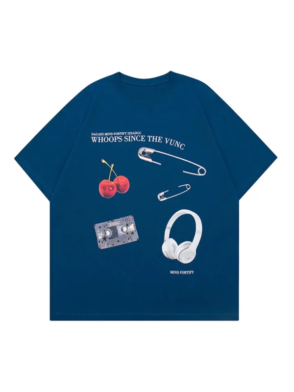 Thesupermade Fun Print T-shirt sold by Thesupermade