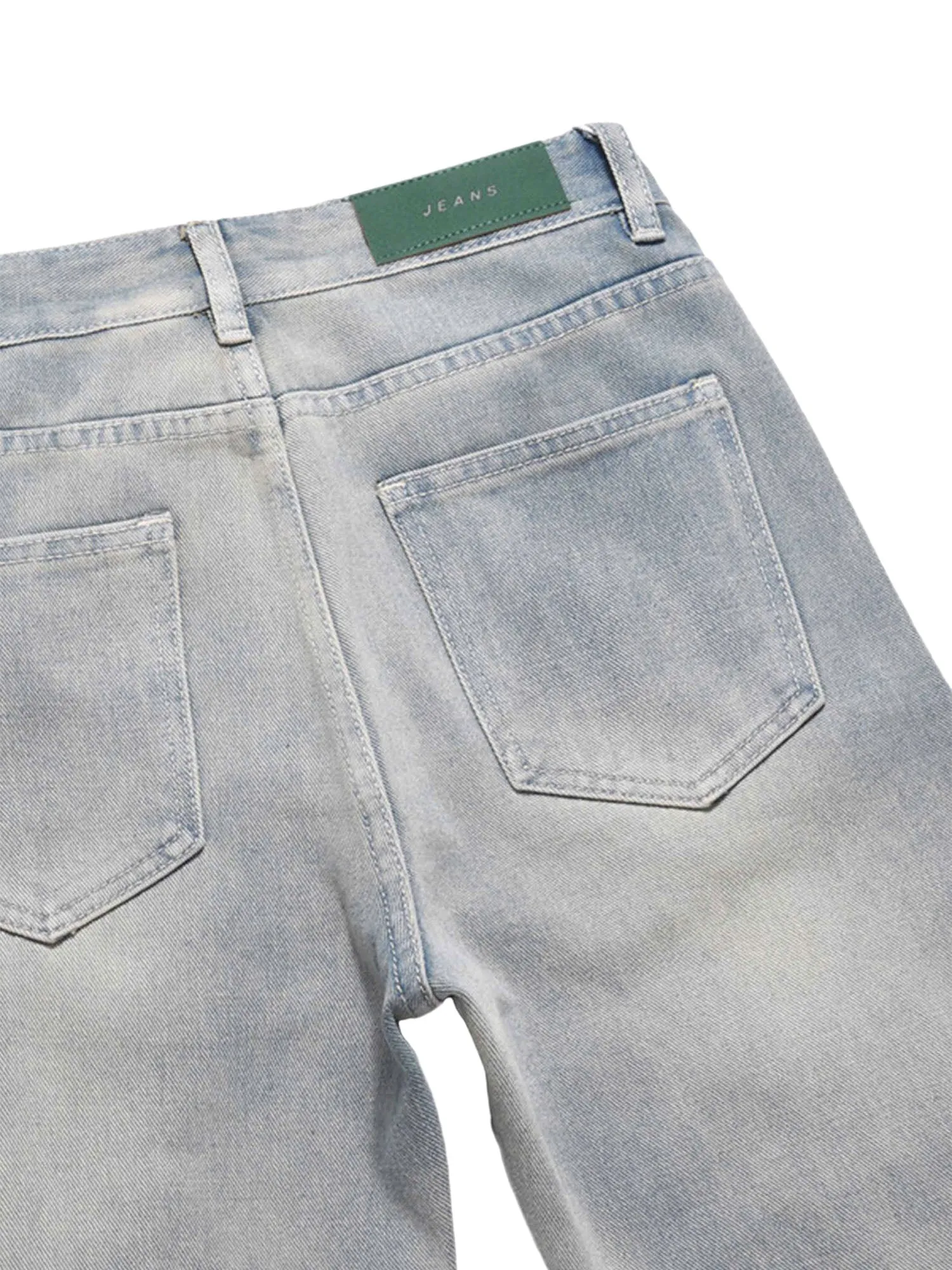 Thesupermade High Street Hip-hop Zipper Straight Jeans sold by Thesupermade product image thumbnail 4