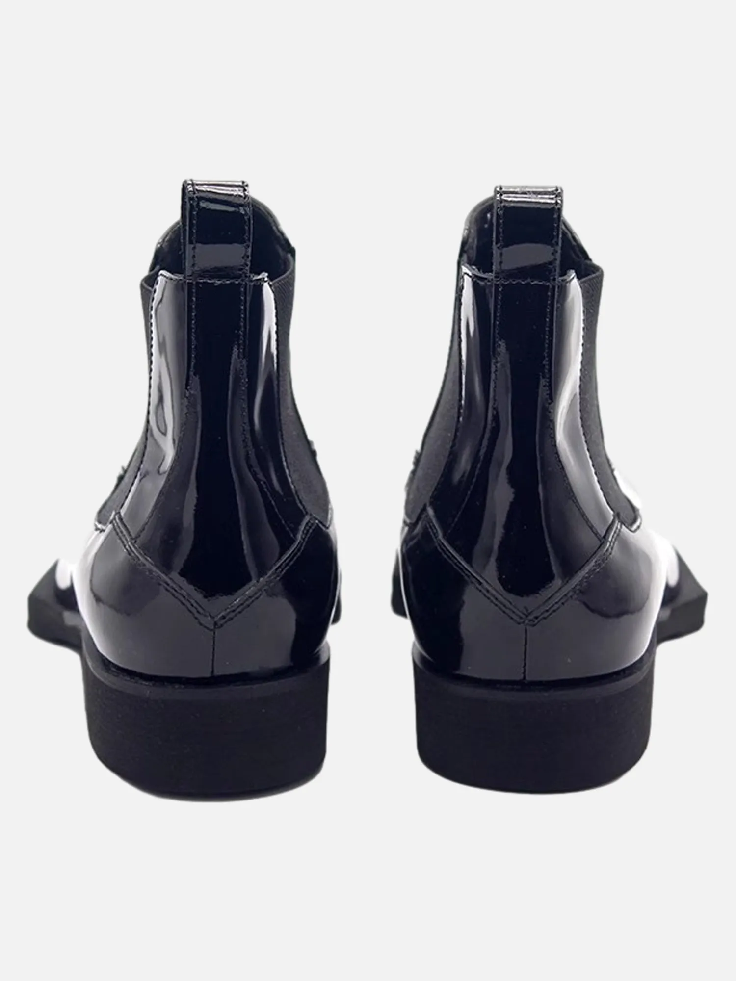 European And American Street Shield Soldier Embroidered Chelsea Boots sold by Thesupermade product image thumbnail 5