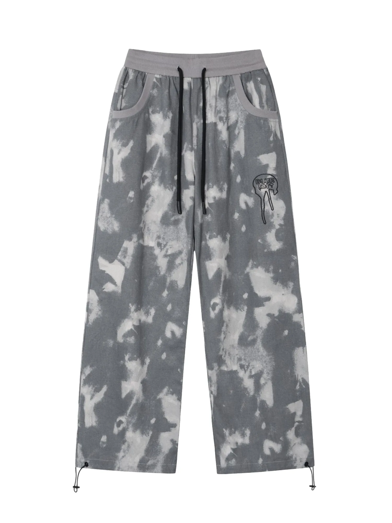 Contrast Color Casual Drawstring Cuffs Sweatpants sold by Thesupermade product image thumbnail 3