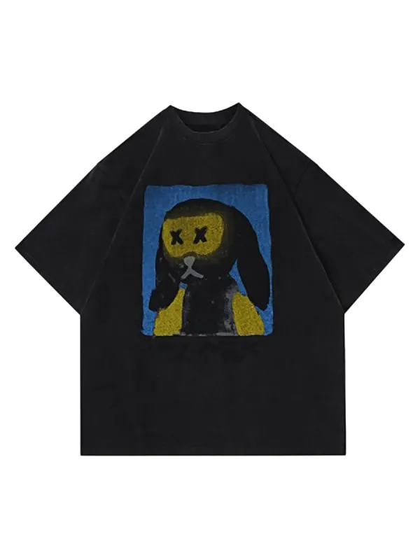 Thesupermade American Cartoon Character Print T-shirt sold by Thesupermade