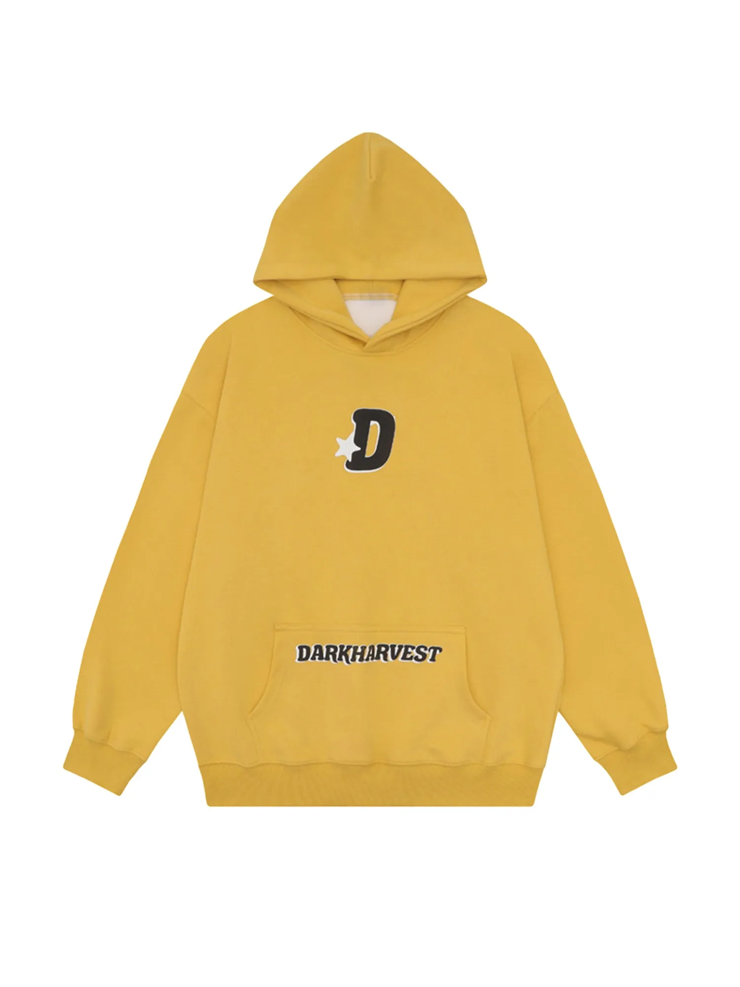 Thesupermade Star Letter Print Hooded Sweatshirt sold by Thesupermade product image thumbnail 4