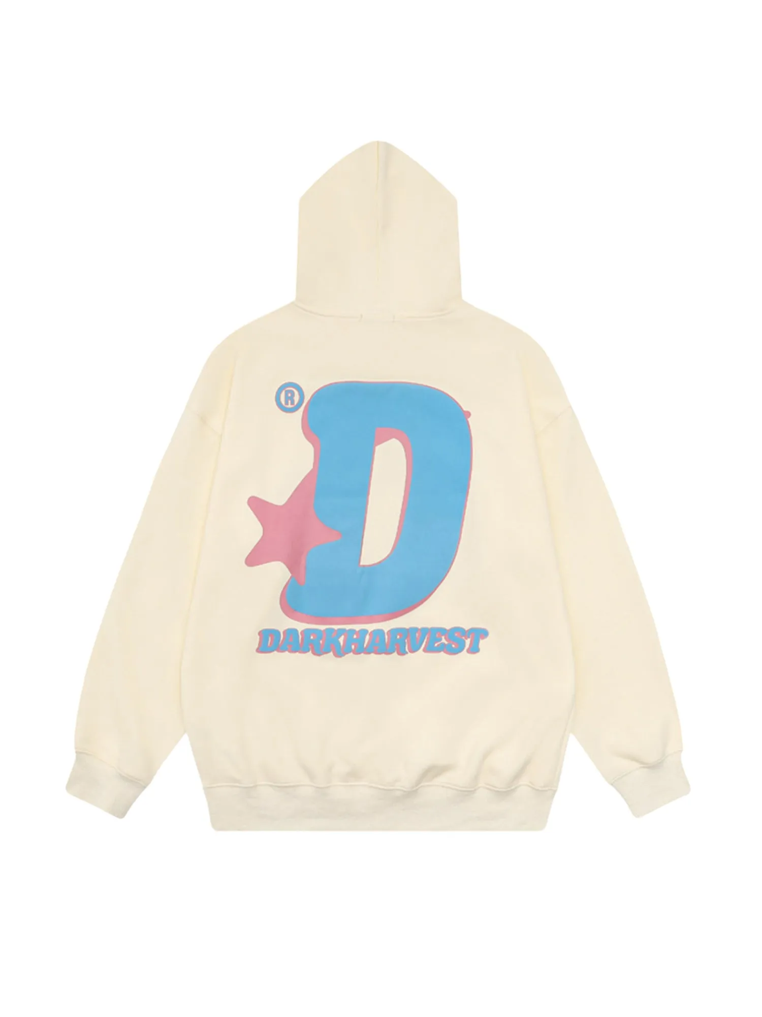 Thesupermade Star Letter Print Hooded Sweatshirt sold by Thesupermade product image thumbnail 5