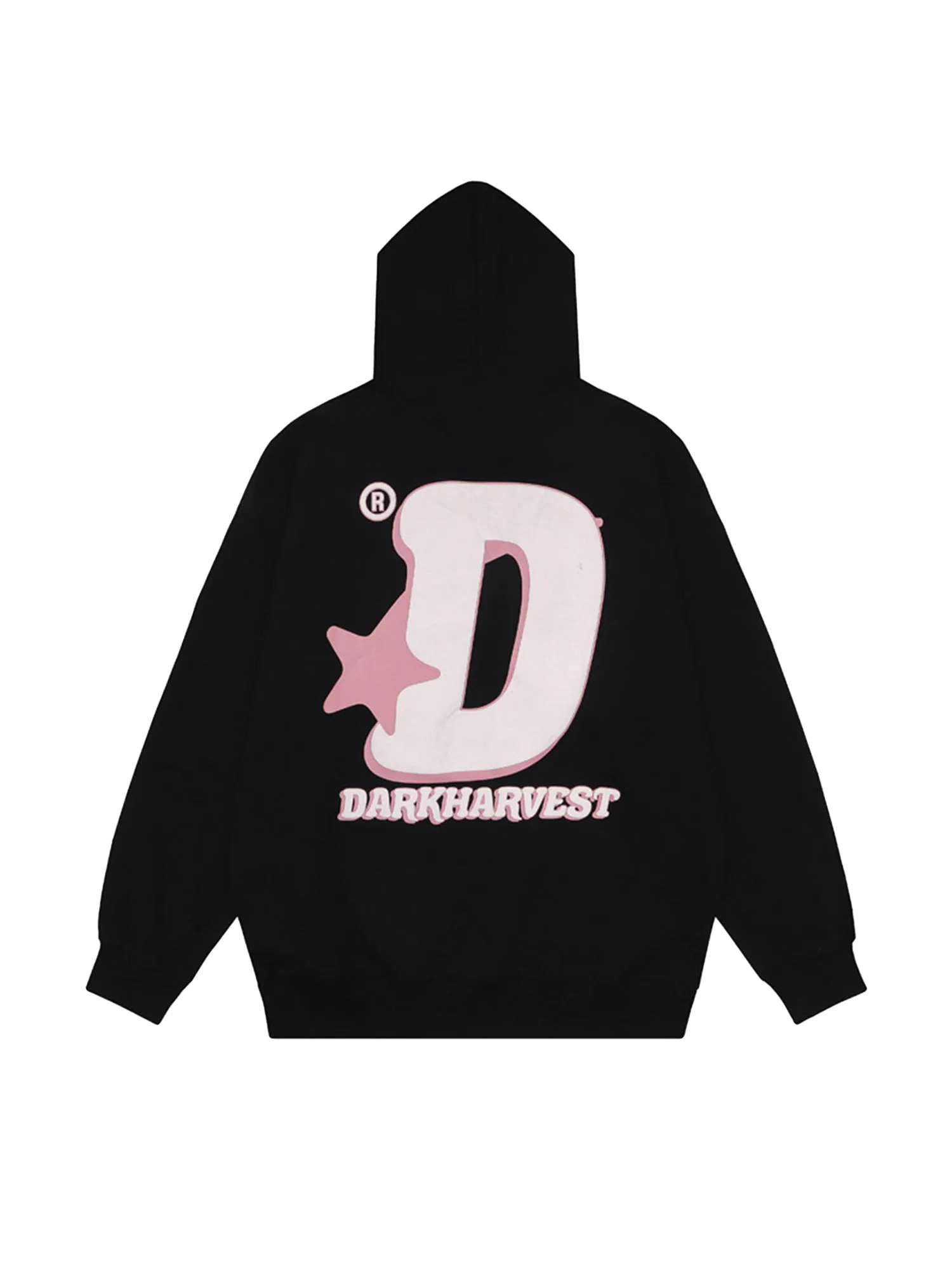 Thesupermade Star Letter Print Hooded Sweatshirt sold by Thesupermade product image thumbnail 2