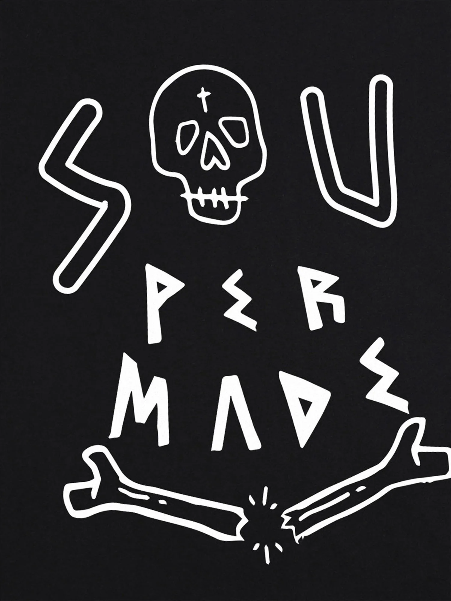 Thesupermade Skull Print T-shirt - 1991 sold by Thesupermade product image thumbnail 5