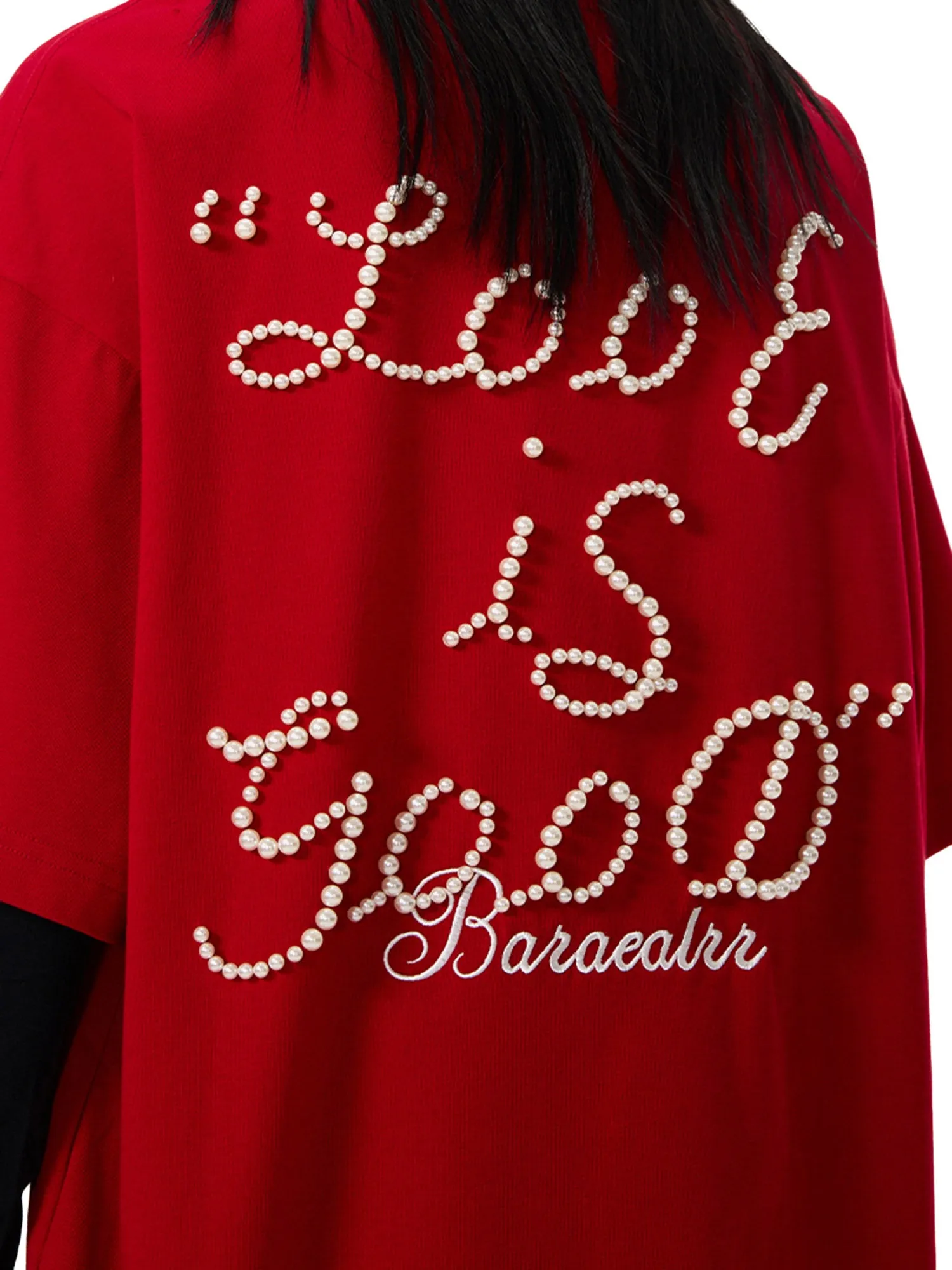 Retro Silicone Printed Pearl T-shirt - 2168 sold by Thesupermade product image thumbnail 4