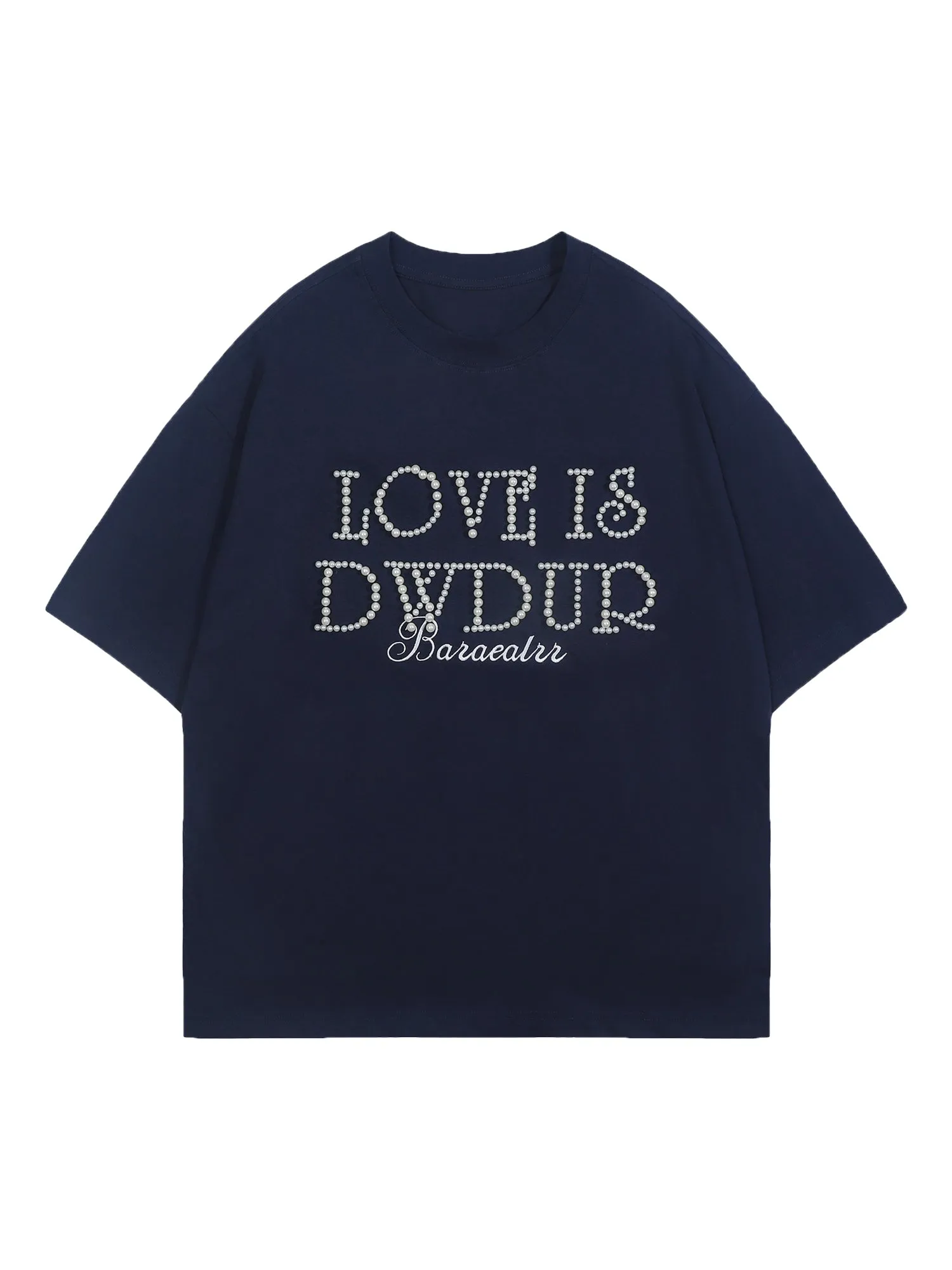 Retro Silicone Printed Pearl T-shirt - 2168 sold by Thesupermade