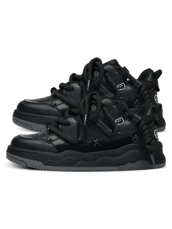 Black Warrior Hip-Hop Sneakers sold by Thesupermade