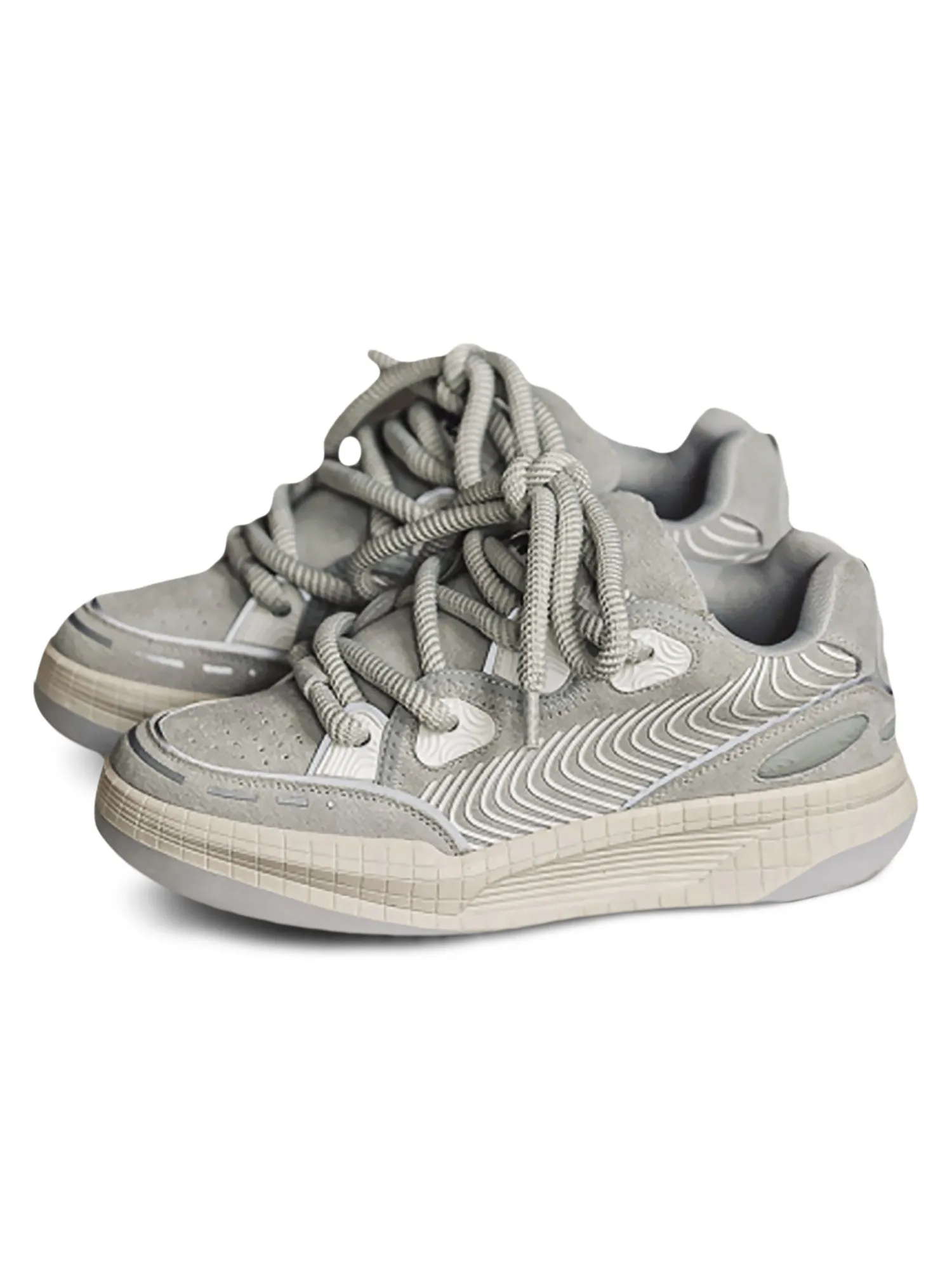 Racing Line Thick Sole Heightening Sneakers sold by Thesupermade