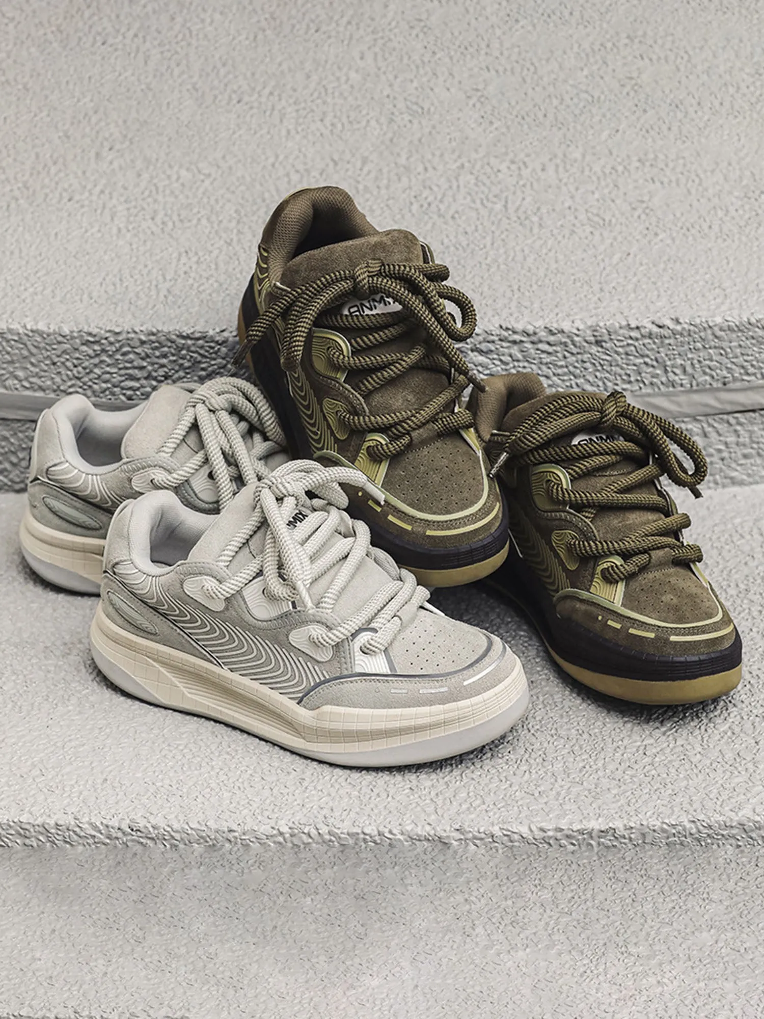 Racing Line Thick Sole Heightening Sneakers sold by Thesupermade product image thumbnail 4