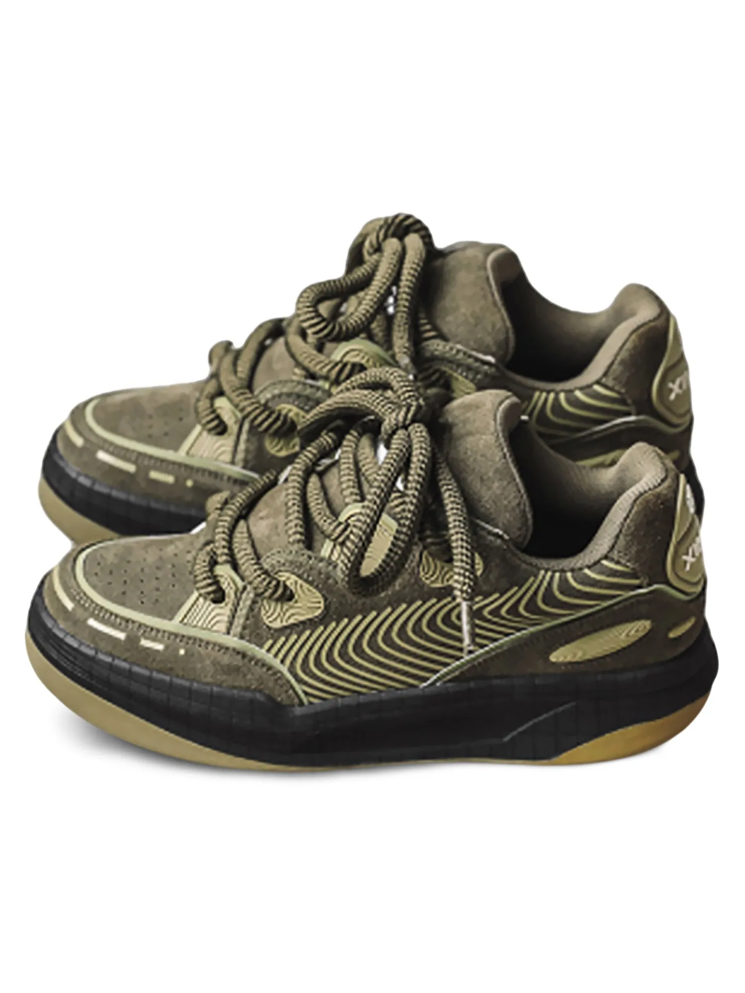 Racing Line Thick Sole Heightening Sneakers sold by Thesupermade product image thumbnail 2