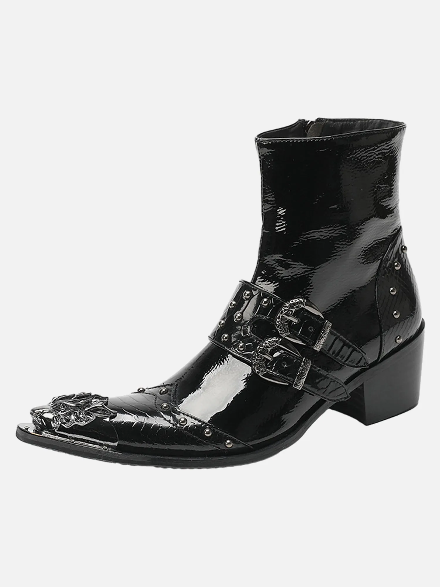 European And American Style Retro British Mid-top Chelsea Short Boots sold by Thesupermade product image thumbnail 2