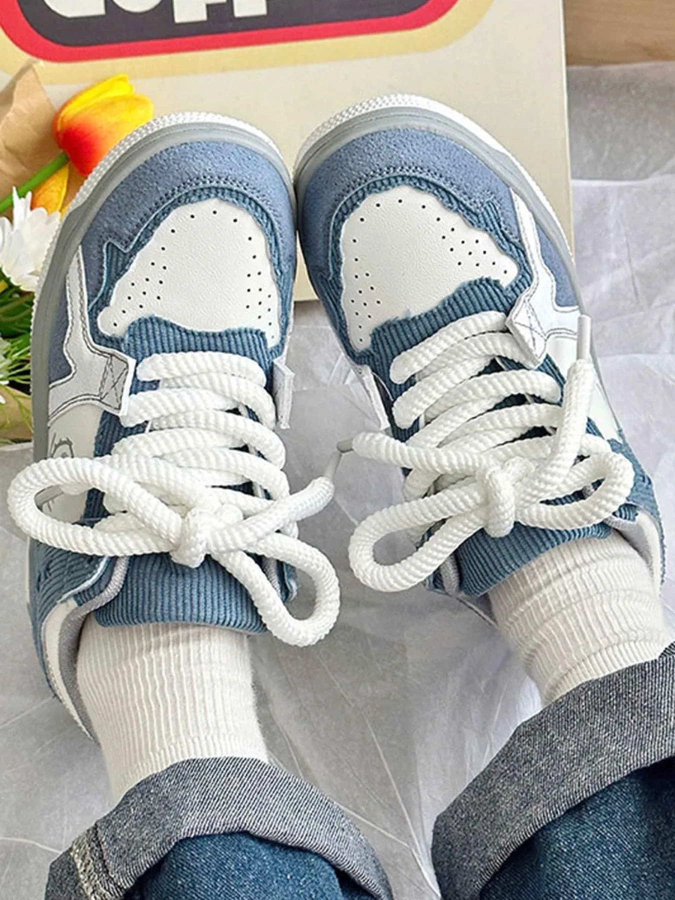 Thesupermade High Street Breathable Thick Bottom Board Shoes sold by Thesupermade product image thumbnail 5