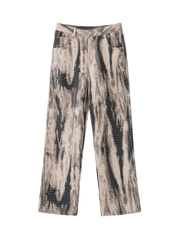 Thesupermade American Street Style Textured Casual Pants sold by Thesupermade