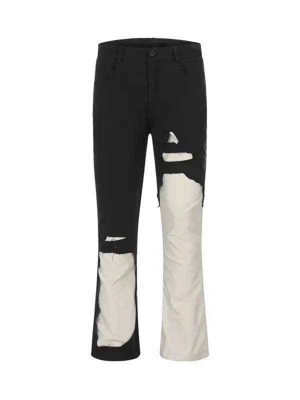 Thesupermade Hip Hop Color Blocking Jeans sold by Thesupermade