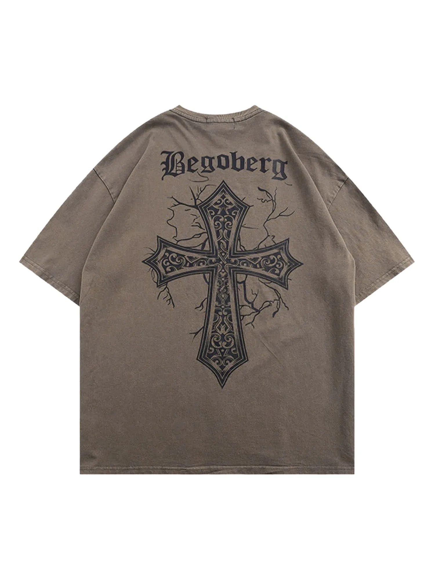 Thesupermade Vintage Do Old Printed Short T-shirt sold by Thesupermade product image thumbnail 4