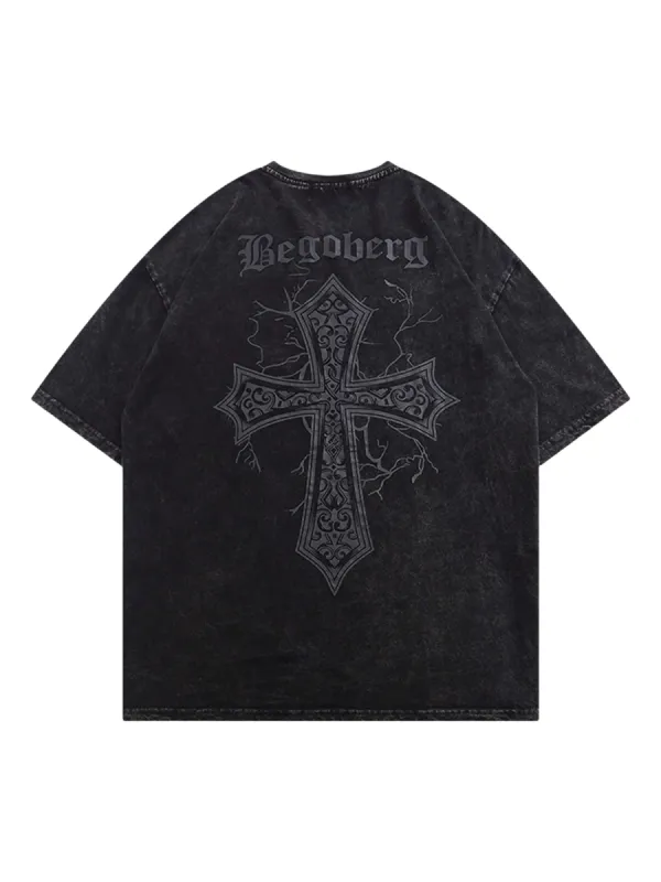 Thesupermade Vintage Do Old Printed Short T-shirt sold by Thesupermade