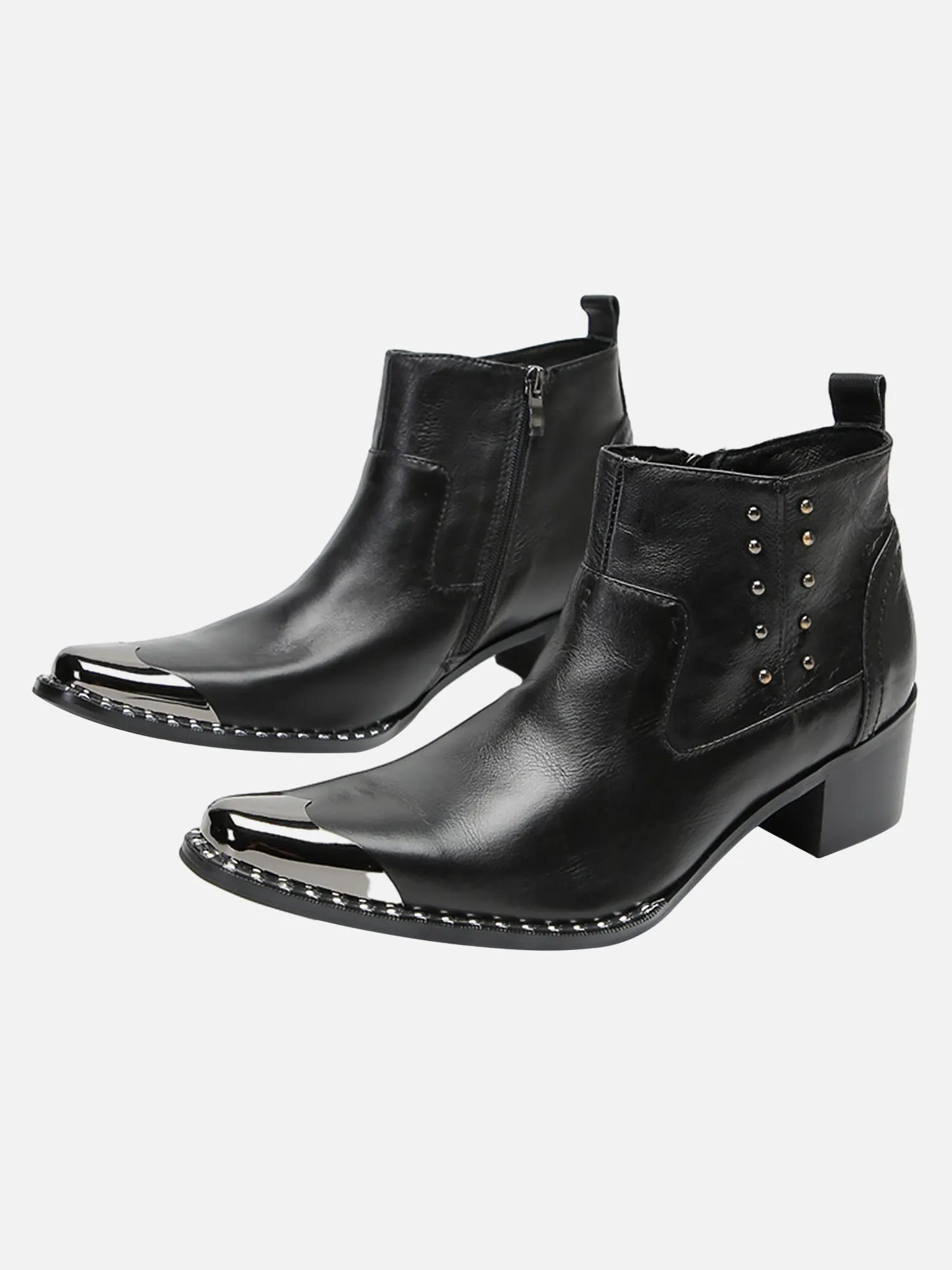 Trendy British Style Retro Pointed Toe Chelsea Boots sold by Thesupermade