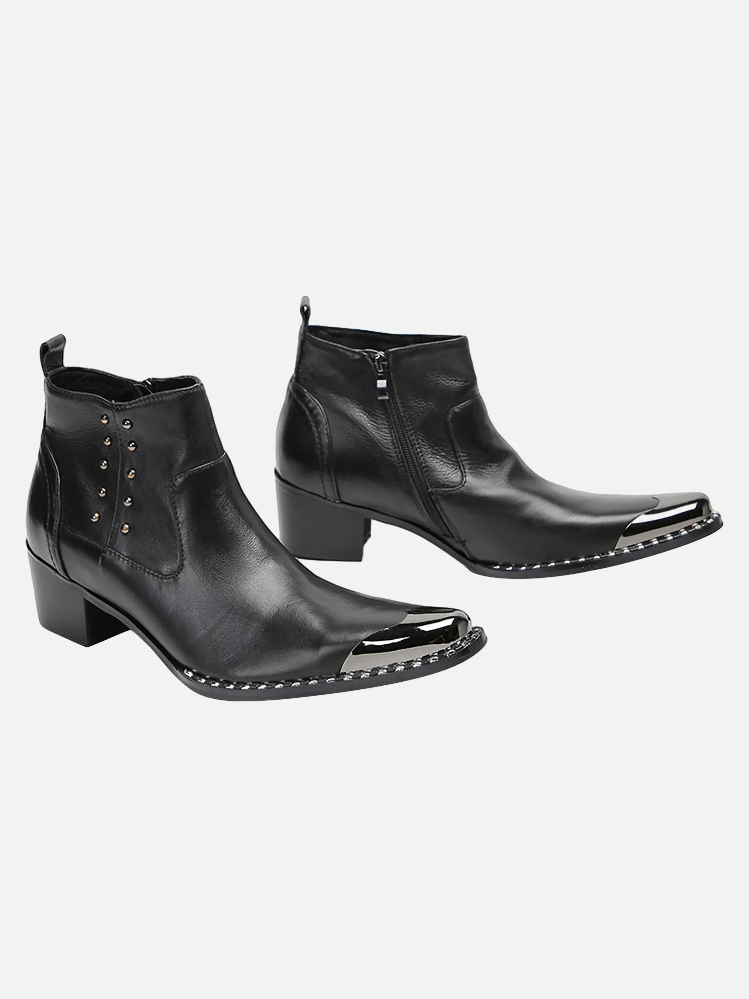 Trendy British Style Retro Pointed Toe Chelsea Boots sold by Thesupermade product image thumbnail 4