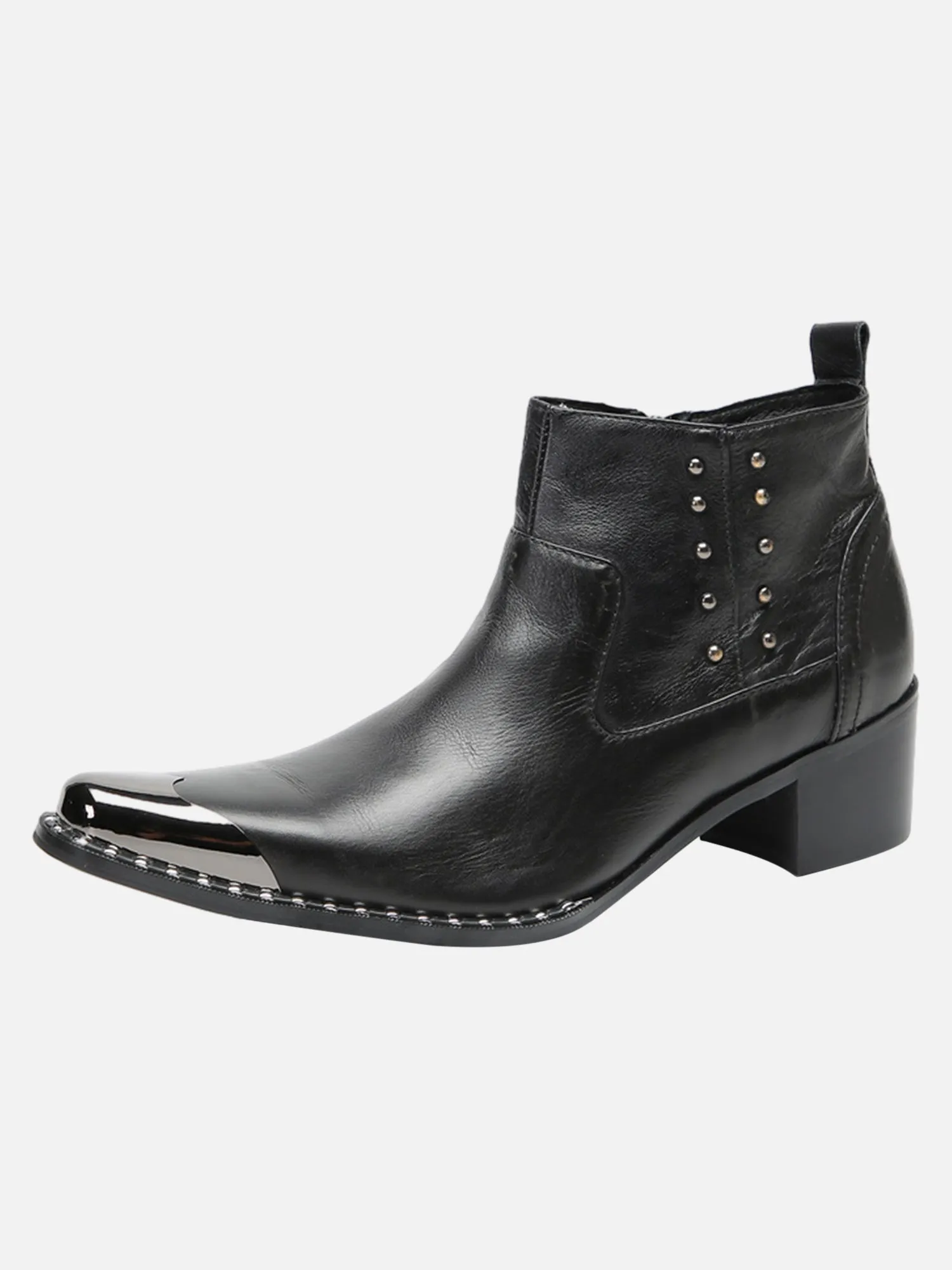 Trendy British Style Retro Pointed Toe Chelsea Boots sold by Thesupermade product image thumbnail 2