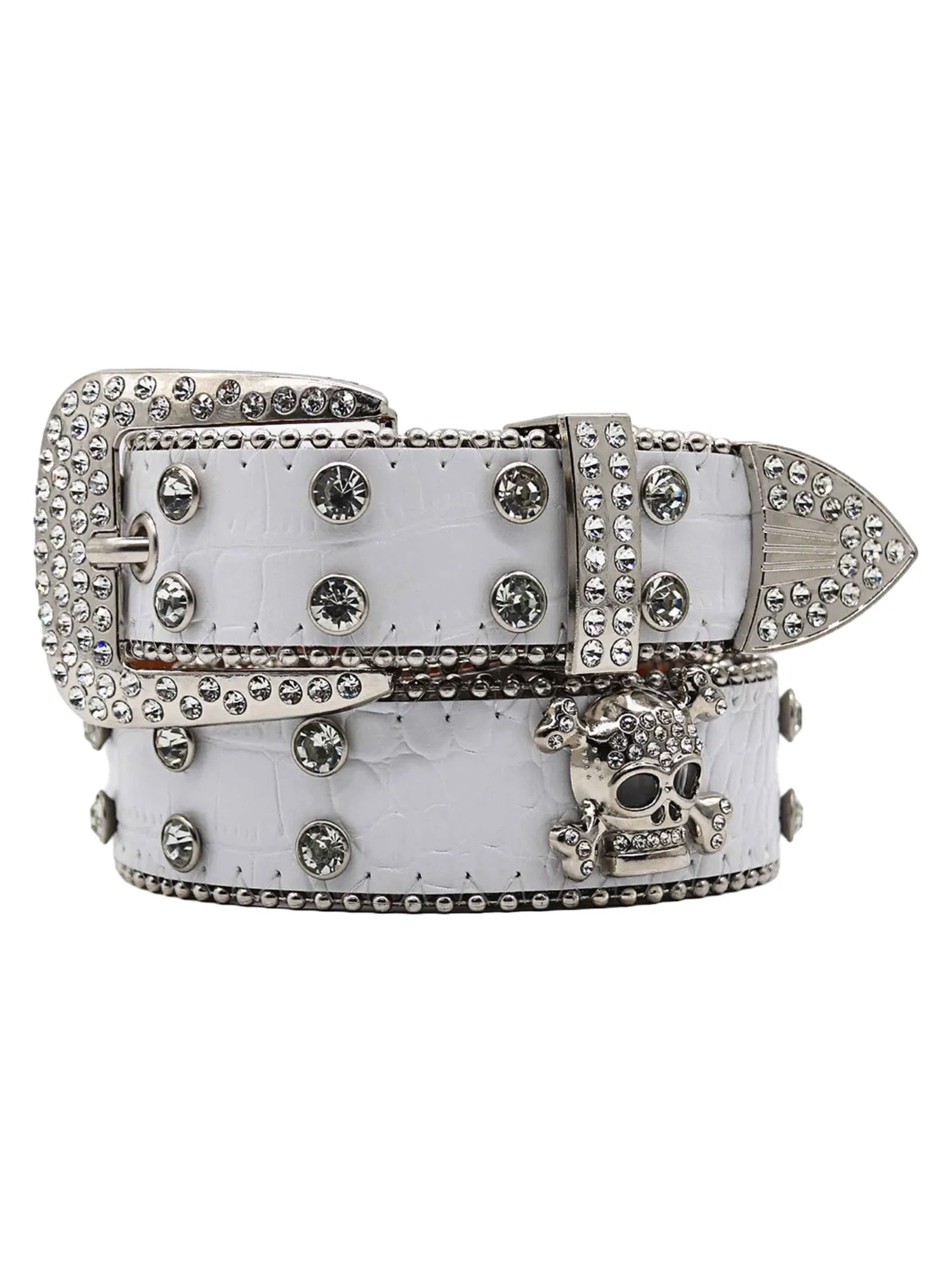 Thesupermade Rhinestone Skull Belt - 1668 sold by Thesupermade product image thumbnail 4