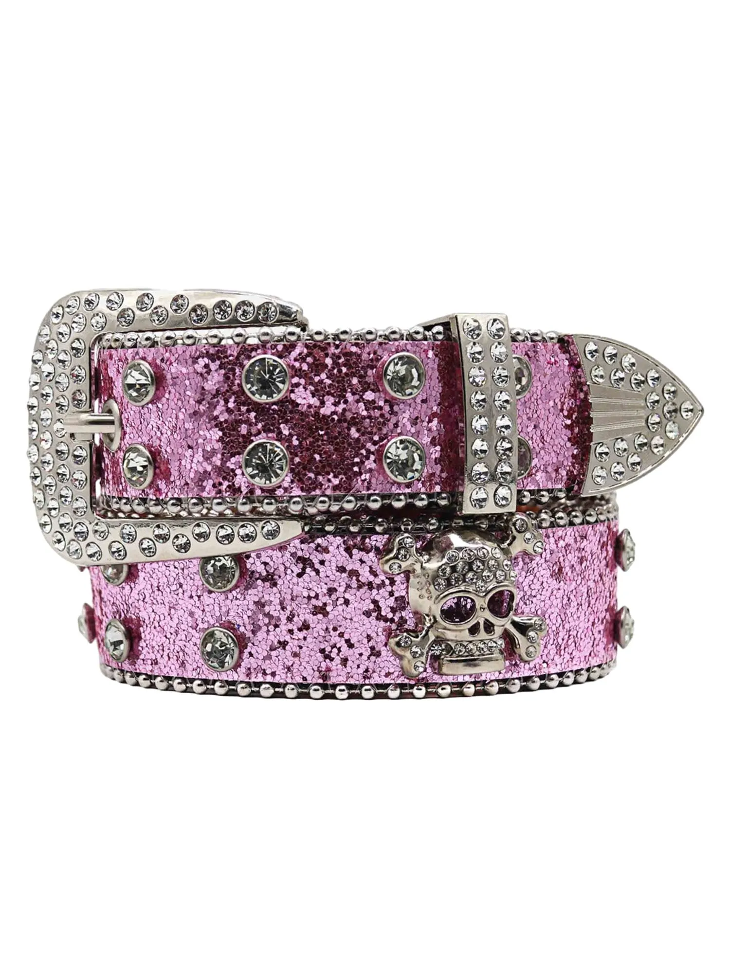 Thesupermade Rhinestone Skull Belt - 1668 sold by Thesupermade product image thumbnail 5